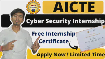 AICTE Internship 2021 | Cyber Security Internship | Free Internship Certificate