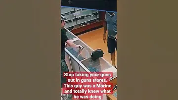 Retired Marine Negligent Discharges in gun store