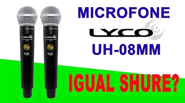 TUDO SOBRE: Microfone sem fio Lyco UH-08MM Duplo