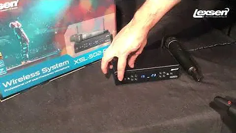 Como configurar o microfone sem fio Lexsen XSL-502 e XSL-503